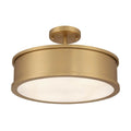 Metropolitan Lighting N2354-732 Legacy Brass Wynn 16'' 4-light Semi-flush Mount Image 1