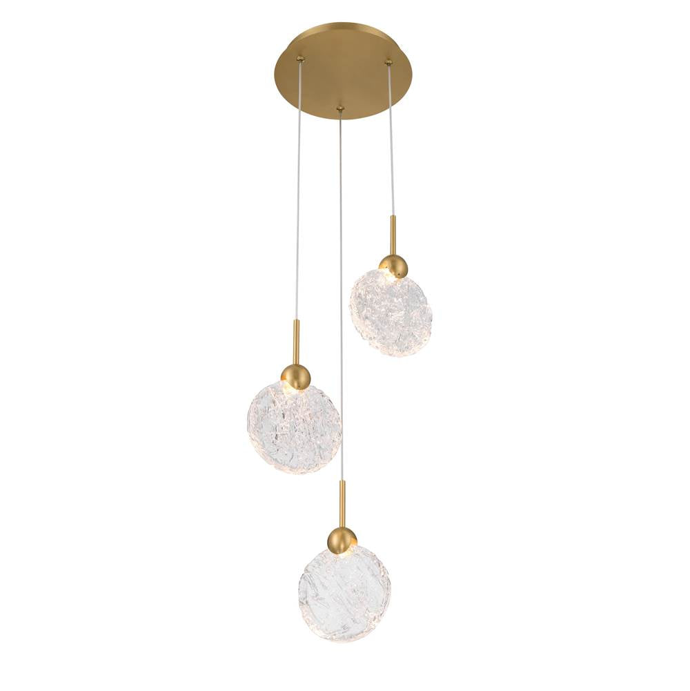 Metropolitan Lighting N2373-732-L Legacy Brass Briselle 10'' Led Pendant Image 6