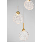 Metropolitan Lighting N2373-732-L Legacy Brass Briselle 10'' Led Pendant Image 5