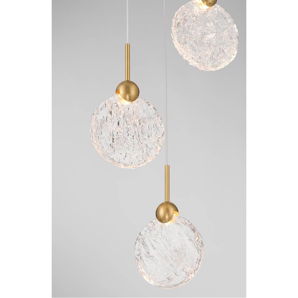 Metropolitan Lighting N2373-732-L Legacy Brass Briselle 10'' Led Pendant Image 5