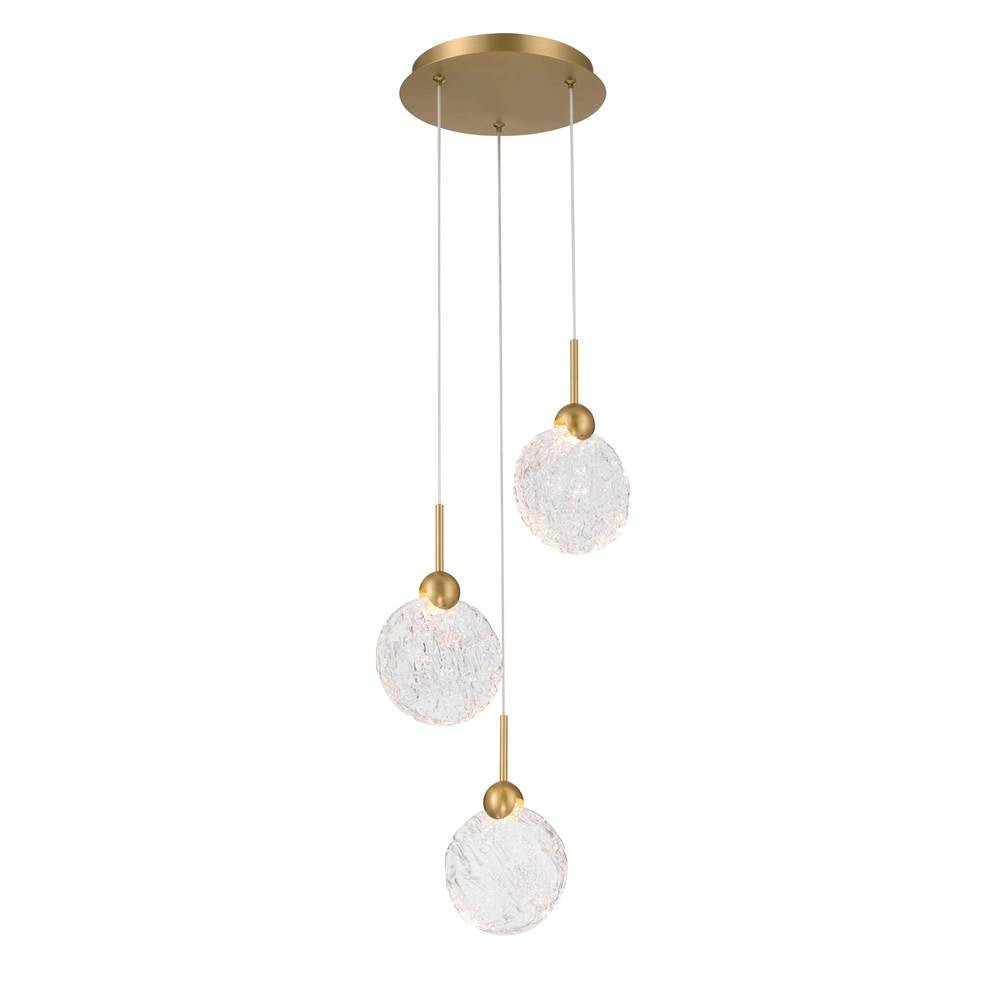 Metropolitan Lighting N2373-732-L Legacy Brass Briselle 10'' Led Pendant Image 1