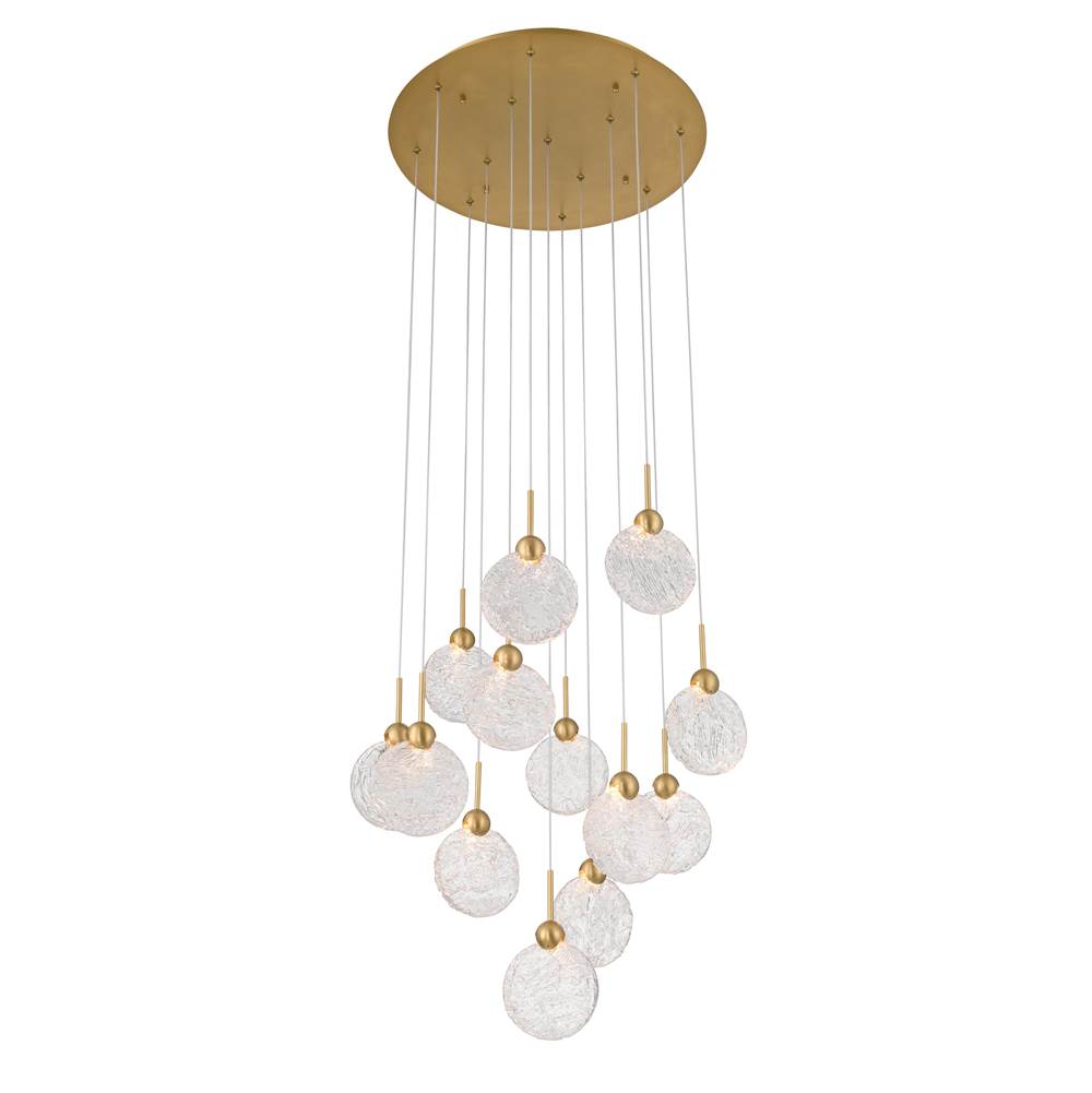 Metropolitan Lighting N2379-732-L Legacy Brass Briselle 24'' Led Pendant Image 6