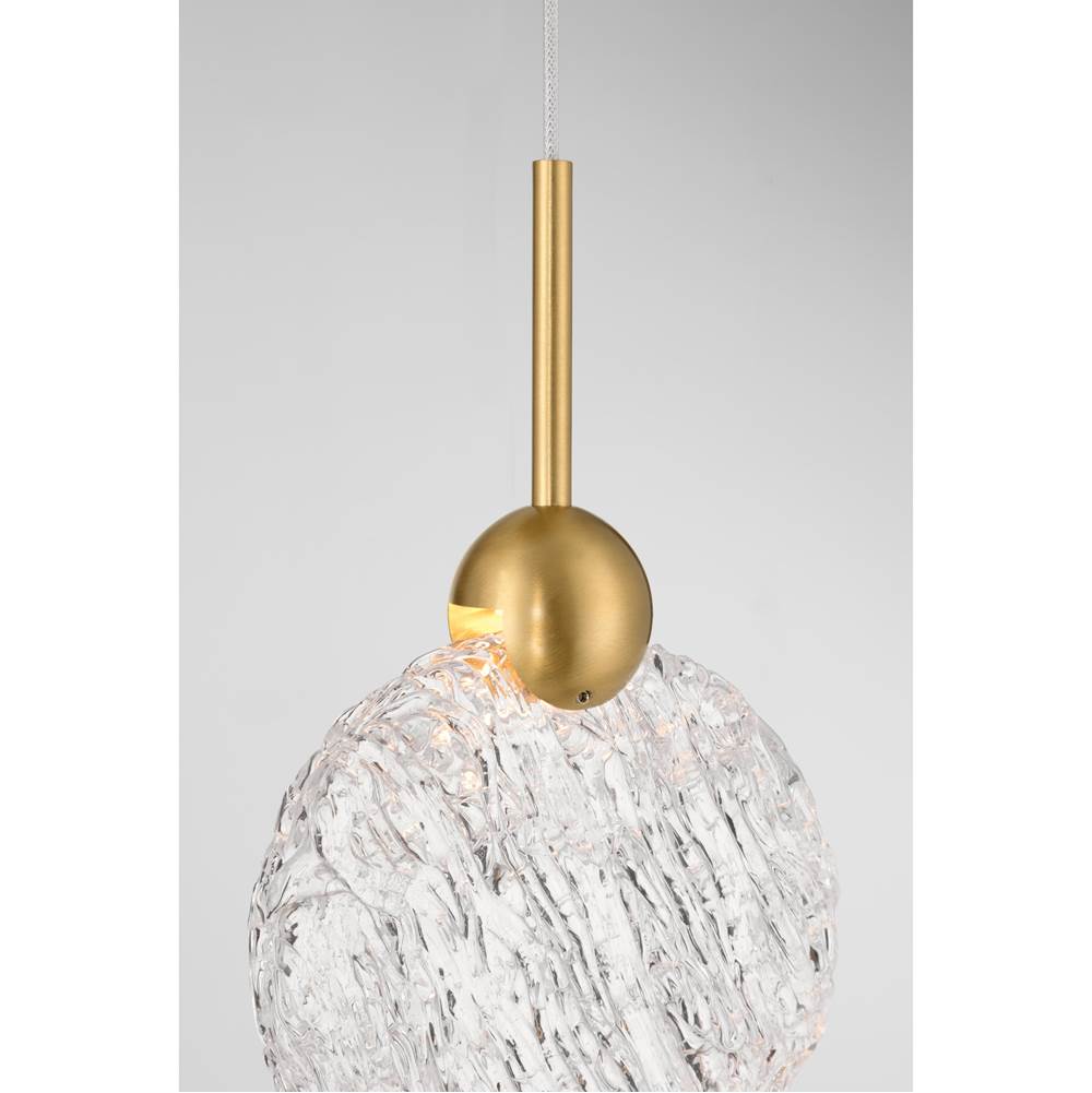 Metropolitan Lighting N2379-732-L Legacy Brass Briselle 24'' Led Pendant Image 4