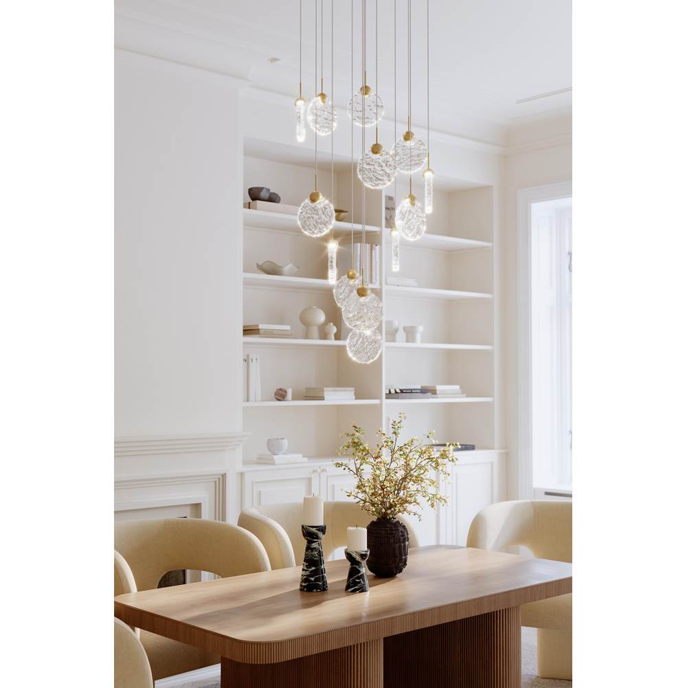 Metropolitan Lighting N2379-732-L Legacy Brass Briselle 24'' Led Pendant Image 3