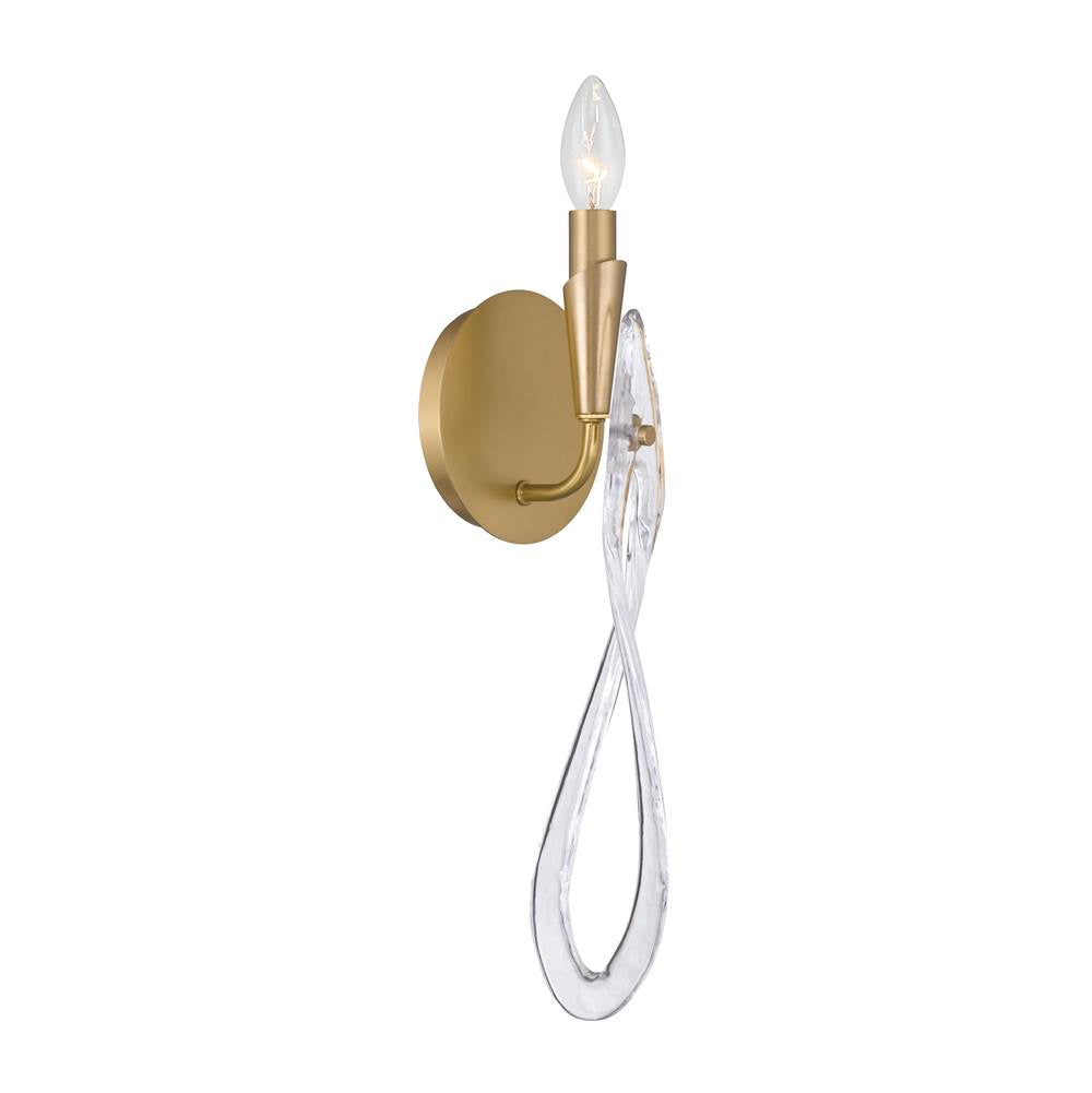 Metropolitan Lighting N3121-732 Legacy Brass Glassara 16.5'' High 1-light Wall Sconce Image 6