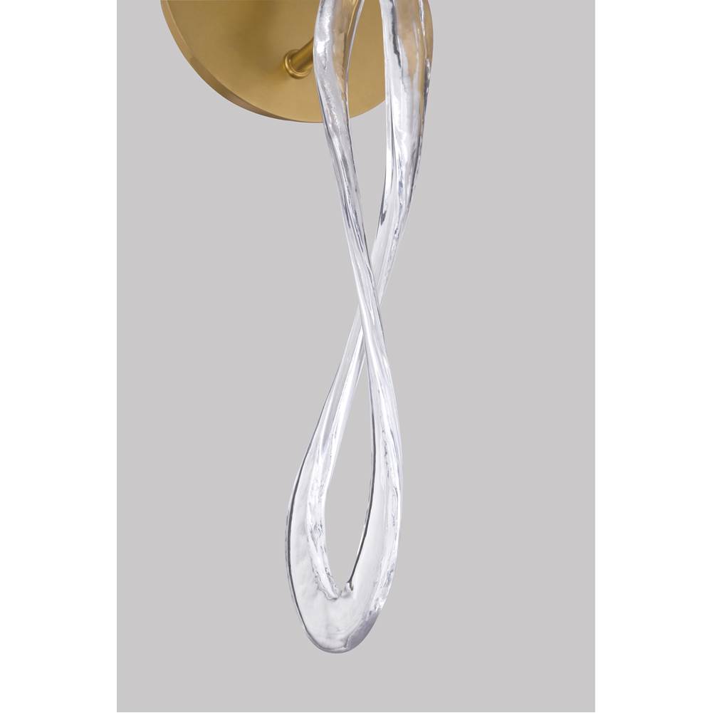 Metropolitan Lighting N3121-732 Legacy Brass Glassara 16.5'' High 1-light Wall Sconce Image 5