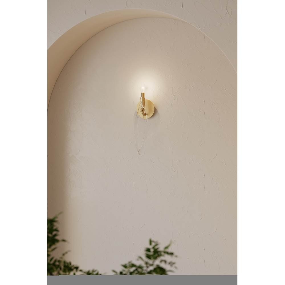 Metropolitan Lighting N3121-732 Legacy Brass Glassara 16.5'' High 1-light Wall Sconce Image 3
