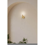 Metropolitan Lighting N3121-732 Legacy Brass Glassara 16.5'' High 1-light Wall Sconce Image 3