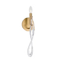 Metropolitan Lighting N3121-732 Legacy Brass Glassara 16.5'' High 1-light Wall Sconce Image 1