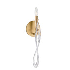 Metropolitan Lighting N3121-732 Legacy Brass Glassara 16.5'' High 1-light Wall Sconce Image 1