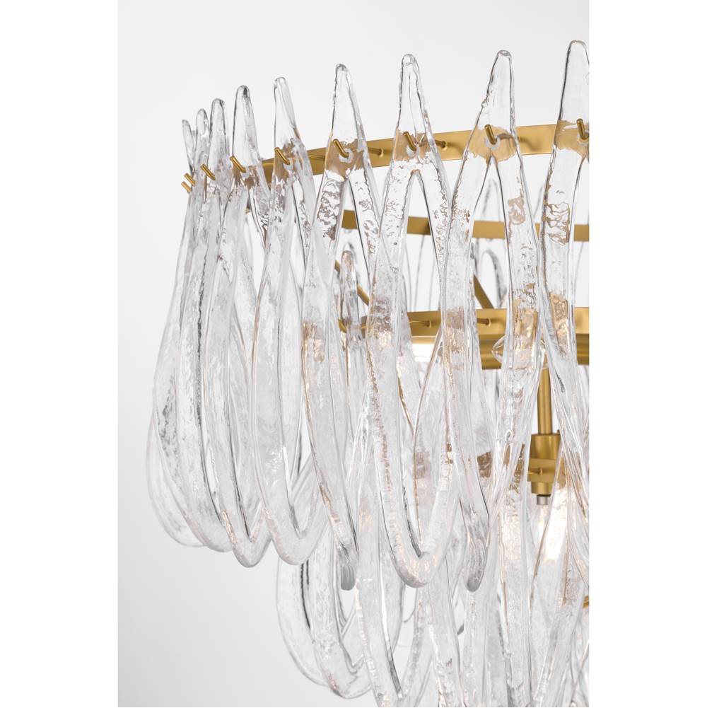 Metropolitan Lighting N3129-732 Legacy Brass Glassara 39.75'' 15-light Pendant Image 5