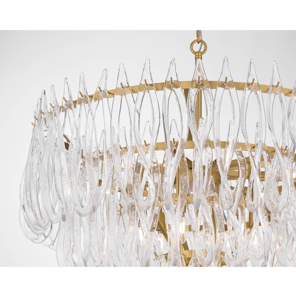Metropolitan Lighting N3129-732 Legacy Brass Glassara 39.75'' 15-light Pendant Image 4