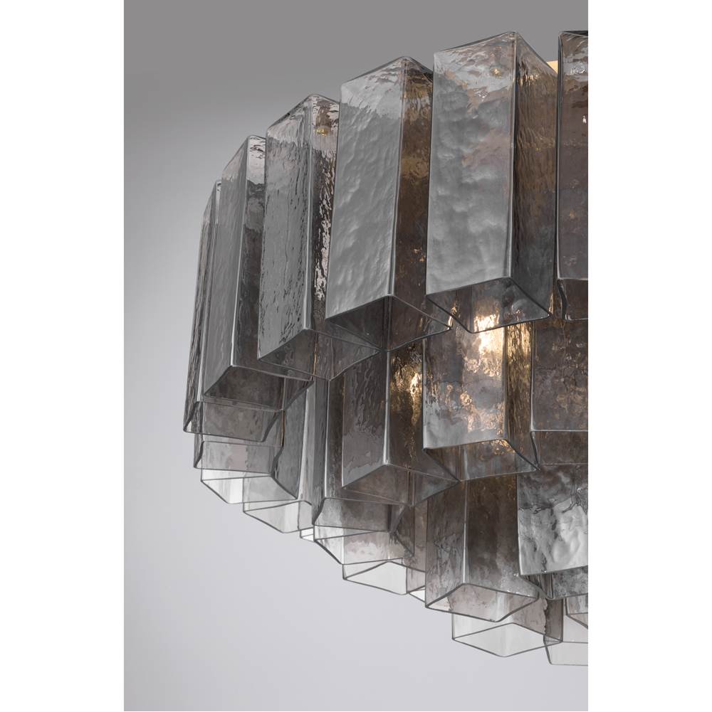 Metropolitan Lighting N3145-GS-732 Legacy Brass Torvento 28'' 7-light Flush Mount Image 4