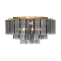 Metropolitan Lighting N3145-GS-732 Legacy Brass Torvento 28'' 7-light Flush Mount Image 1