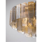 Metropolitan Lighting N3145-MX-732 Legacy Brass Torvento 28'' 7-light Flush Mount Image 6