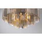 Metropolitan Lighting N3145-MX-732 Legacy Brass Torvento 28'' 7-light Flush Mount Image 5