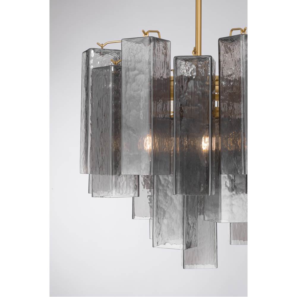 Metropolitan Lighting N3146-GS-732 Legacy Brass Torvento 17.75'' 6-light Pendant Image 6