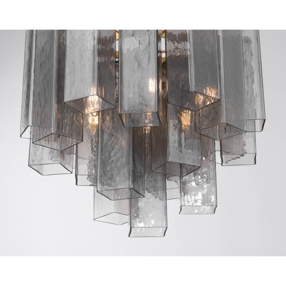 Metropolitan Lighting N3146-GS-732 Legacy Brass Torvento 17.75'' 6-light Pendant Image 5