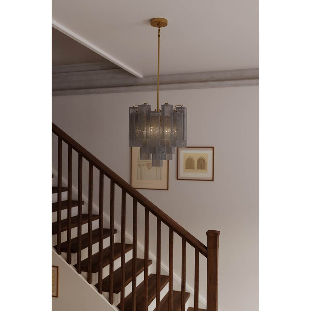Metropolitan Lighting N3146-GS-732 Legacy Brass Torvento 17.75'' 6-light Pendant Image 3