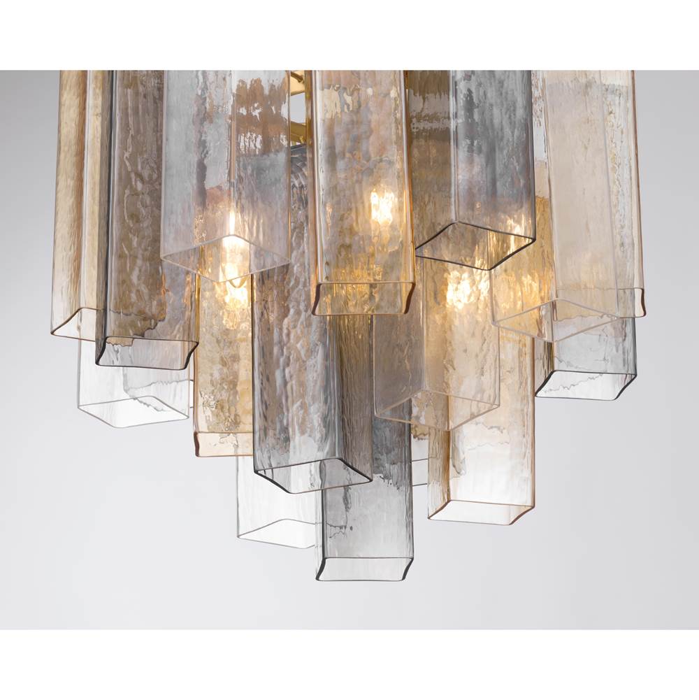 Metropolitan Lighting N3146-MX-732 Legacy Brass Torvento 17.75'' 6-light Pendant Image 6