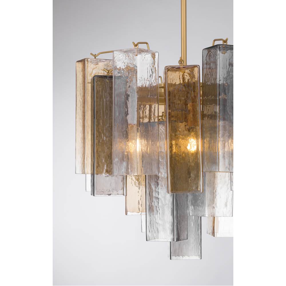 Metropolitan Lighting N3146-MX-732 Legacy Brass Torvento 17.75'' 6-light Pendant Image 5