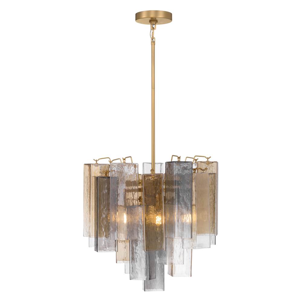 Metropolitan Lighting N3146-MX-732 Legacy Brass Torvento 17.75'' 6-light Pendant Image 1