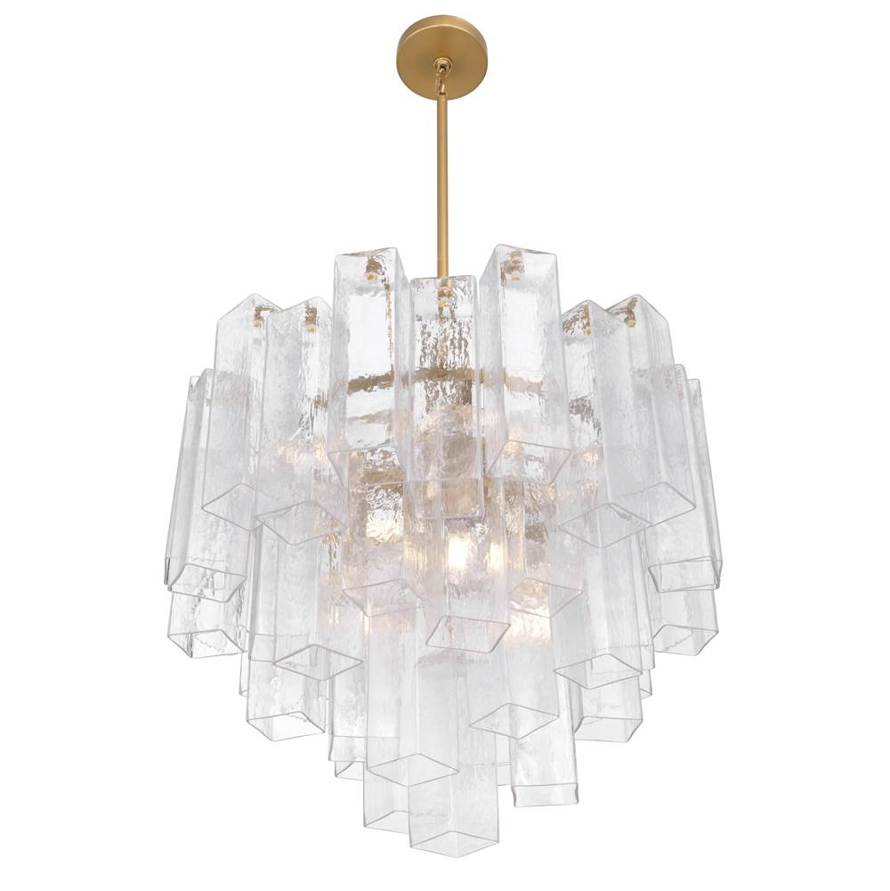Metropolitan Lighting N3148-732 Legacy Brass Torvento 25.25'' 9-light Pendant Image 7