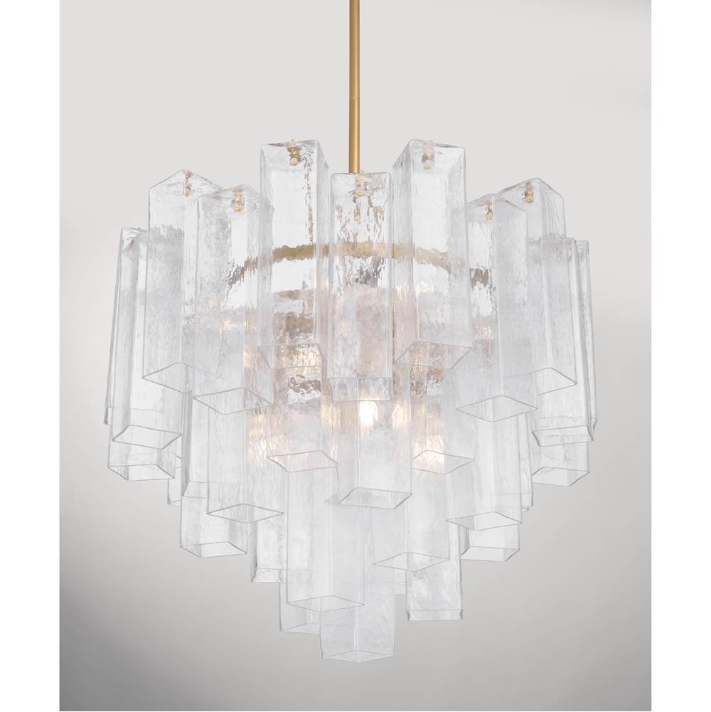 Metropolitan Lighting N3148-732 Legacy Brass Torvento 25.25'' 9-light Pendant Image 6