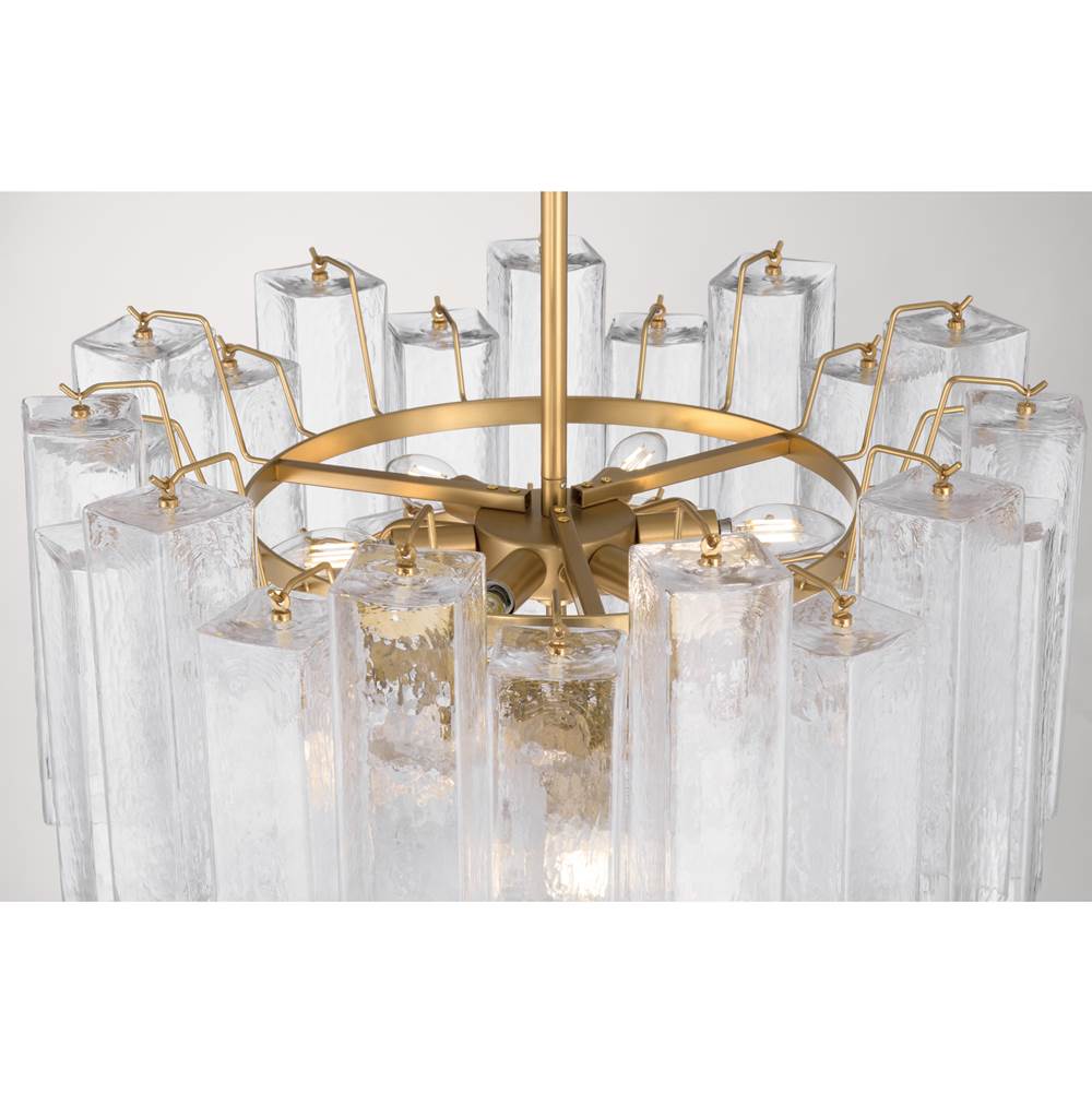 Metropolitan Lighting N3148-732 Legacy Brass Torvento 25.25'' 9-light Pendant Image 5