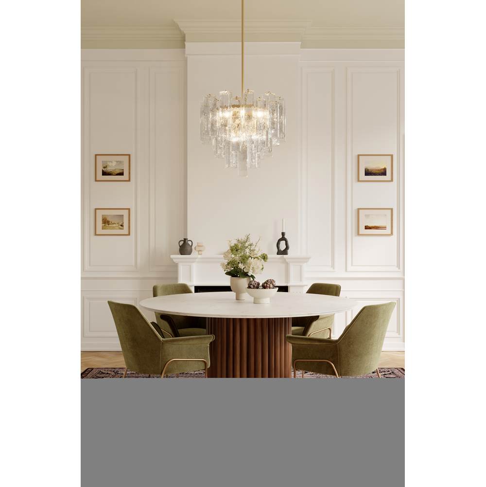 Metropolitan Lighting N3148-732 Legacy Brass Torvento 25.25'' 9-light Pendant Image 4