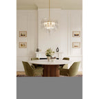 Metropolitan Lighting N3148-732 Legacy Brass Torvento 25.25'' 9-light Pendant Image 4