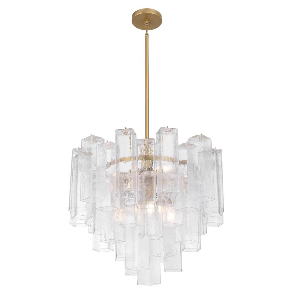 Metropolitan Lighting N3148-732 Legacy Brass Torvento 25.25'' 9-light Pendant Image 1