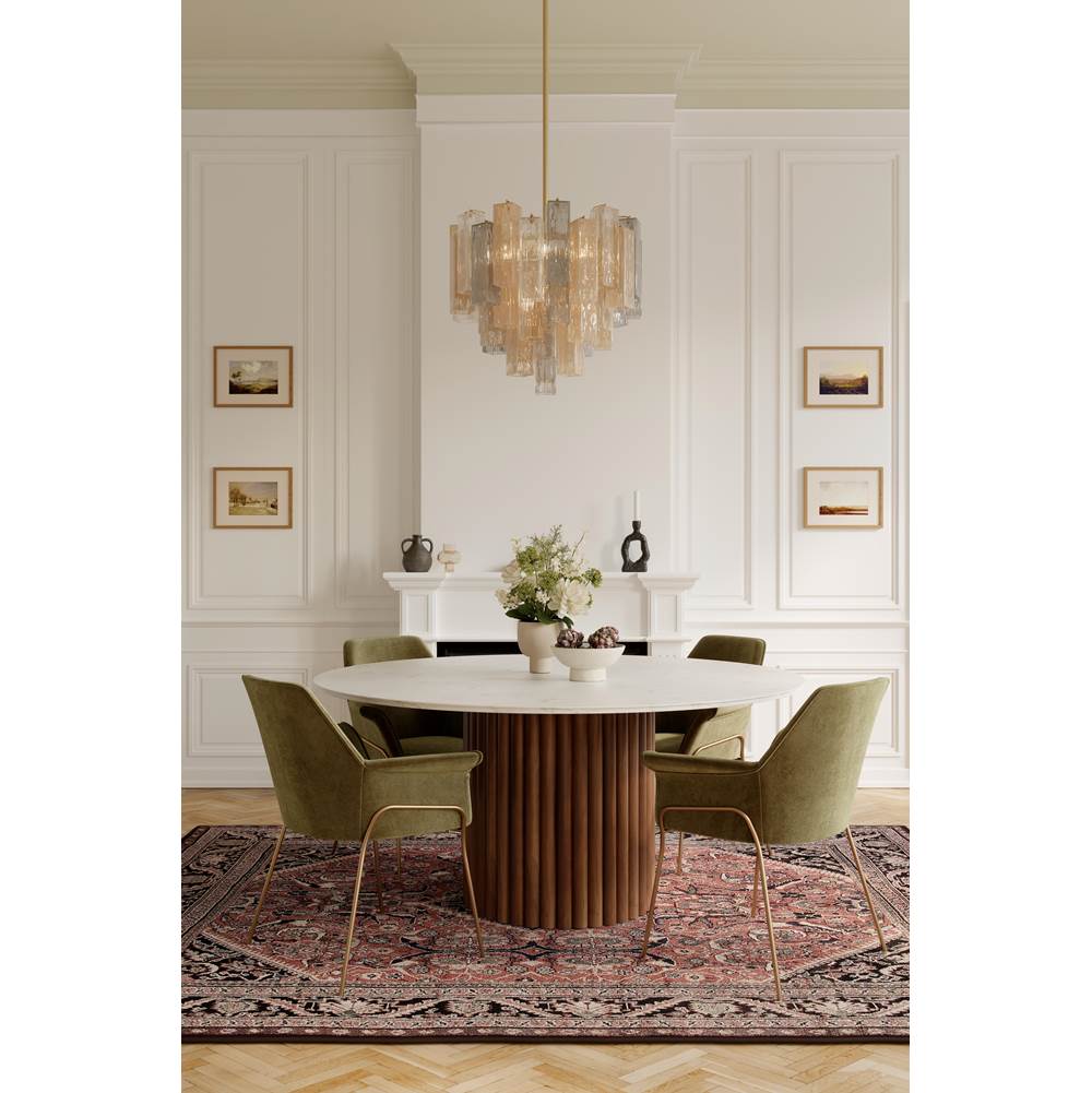 Metropolitan Lighting N3148-MX-732 Legacy Brass Torvento 25.25'' 9-light Pendant Image 4