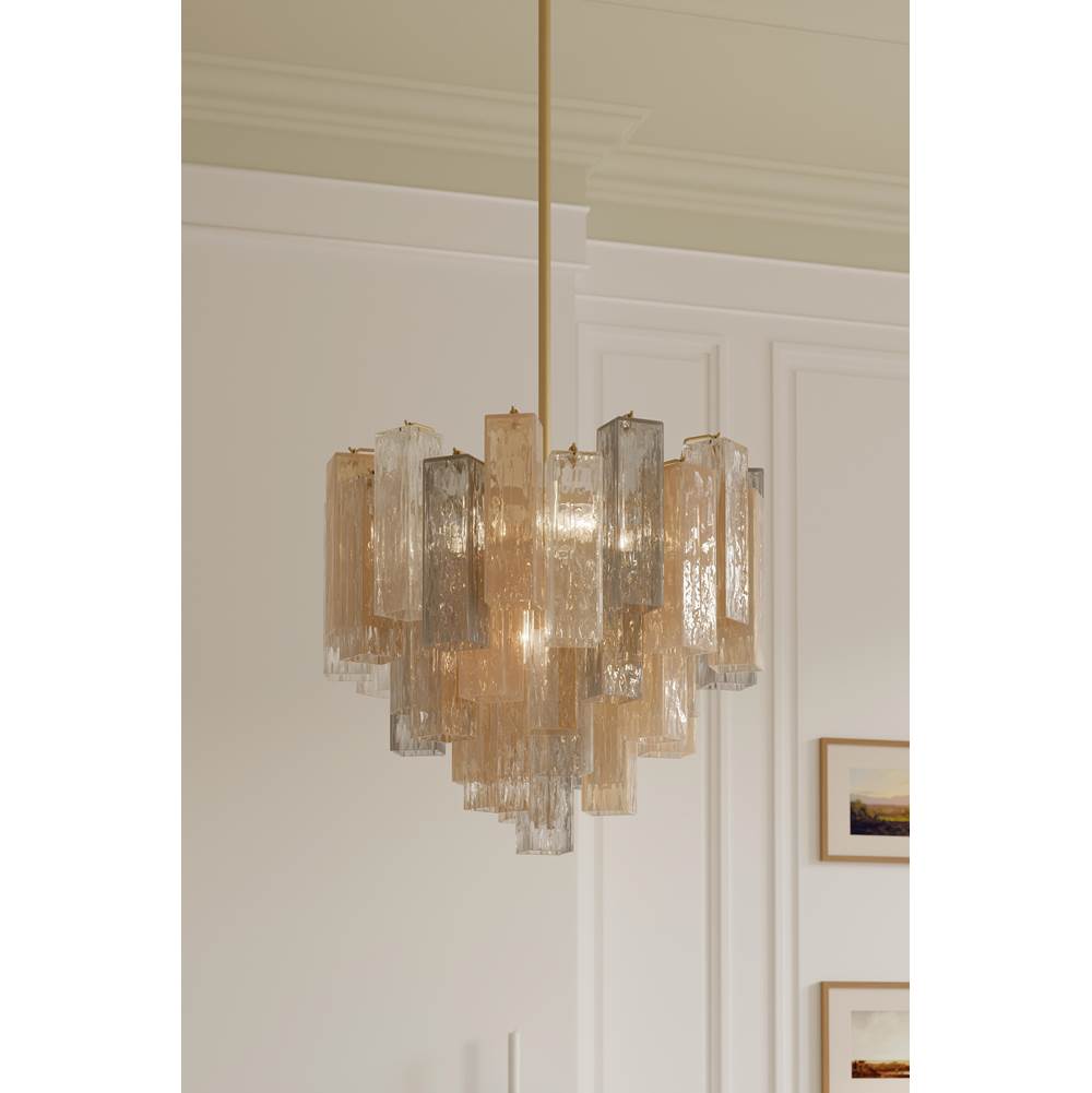 Metropolitan Lighting N3148-MX-732 Legacy Brass Torvento 25.25'' 9-light Pendant Image 3