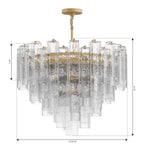 Metropolitan Lighting N3149-732 Legacy Brass Torvento 32.75'' 15-light Pendant Image 2