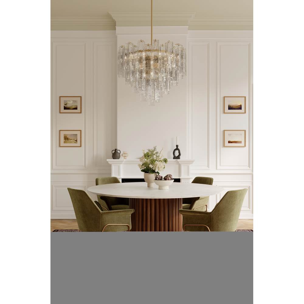 Metropolitan Lighting N3149-732 Legacy Brass Torvento 32.75'' 15-light Pendant Image 4
