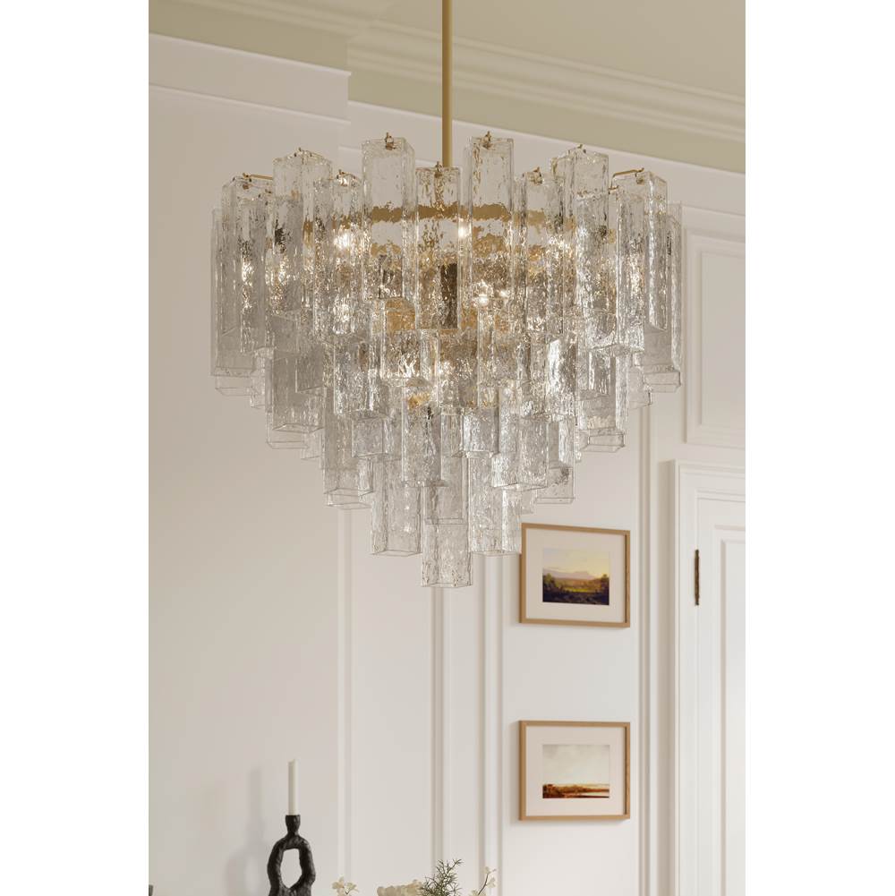 Metropolitan Lighting N3149-732 Legacy Brass Torvento 32.75'' 15-light Pendant Image 3