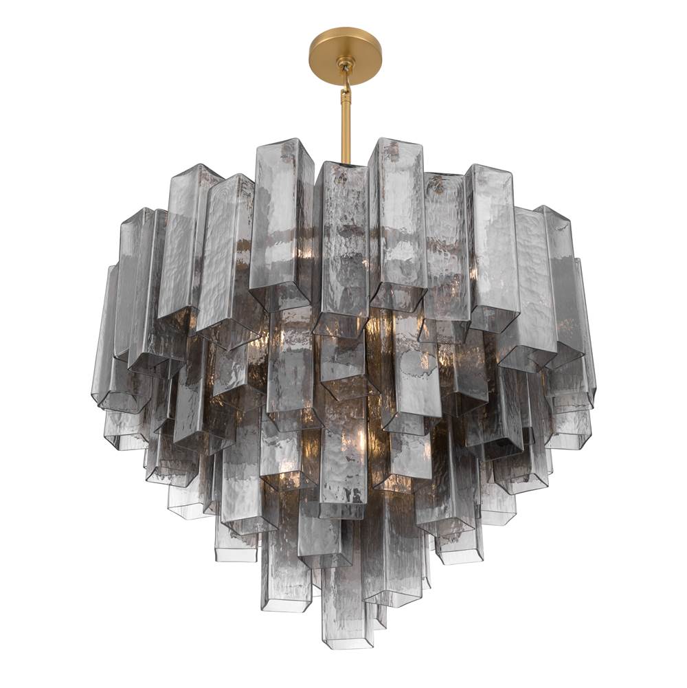 Metropolitan Lighting N3149-GS-732 Legacy Brass Torvento 32.75'' 15-light Pendant Image 5