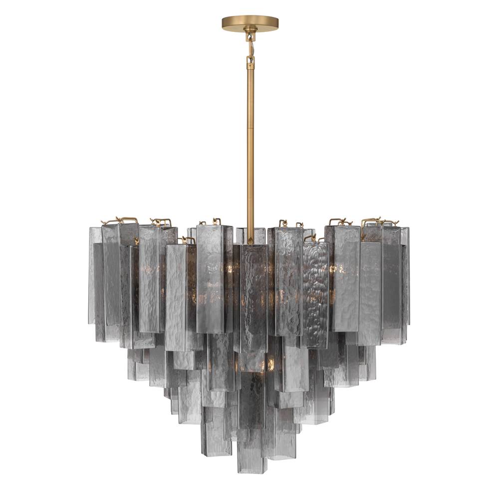 Metropolitan Lighting N3149-GS-732 Legacy Brass Torvento 32.75'' 15-light Pendant Image 1