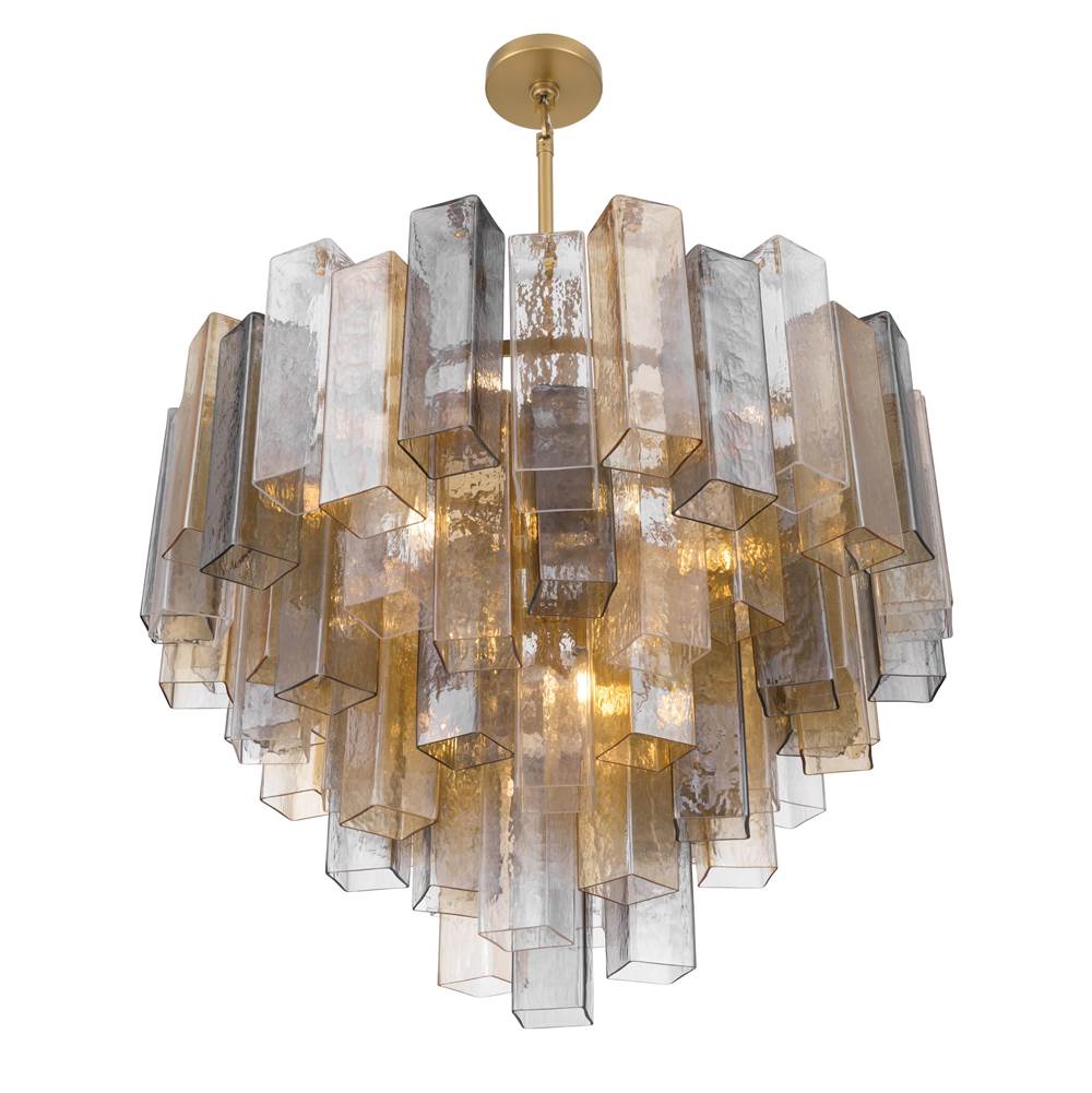 Metropolitan Lighting N3149-MX-732 Legacy Brass Torvento 32.75'' 15-light Pendant Image 7