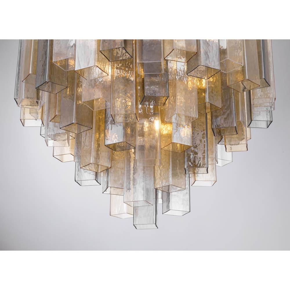 Metropolitan Lighting N3149-MX-732 Legacy Brass Torvento 32.75'' 15-light Pendant Image 5