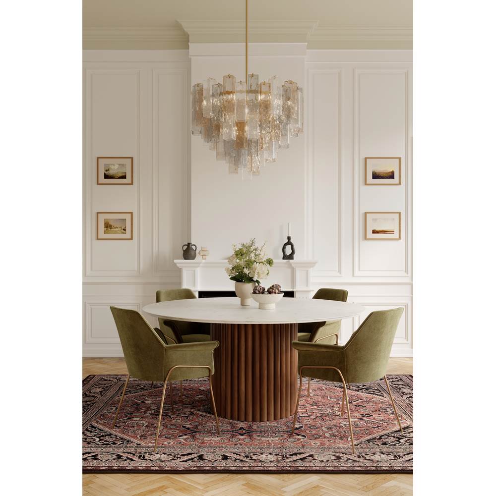 Metropolitan Lighting N3149-MX-732 Legacy Brass Torvento 32.75'' 15-light Pendant Image 4