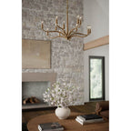 Metropolitan Lighting N3318-891 Textured Dusken Brass Dorianne 34'' 12-light Chandelier Image 3
