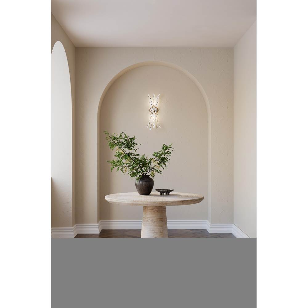 Metropolitan Lighting N3402-870 Painted Legacy Brass Sorra 21.5'' High 2-light Wall Sconce Image 4