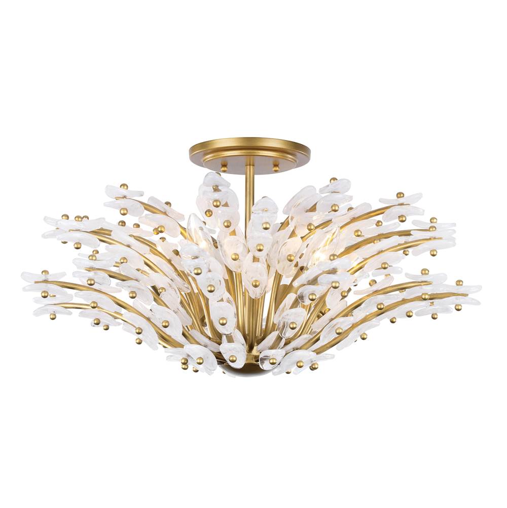 Metropolitan Lighting Sorra 24'' 6-light Semi-flush Mount