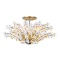 Metropolitan Lighting N3406-870 Painted Legacy Brass Sorra 24'' 6-light Semi-flush Mount Image 1