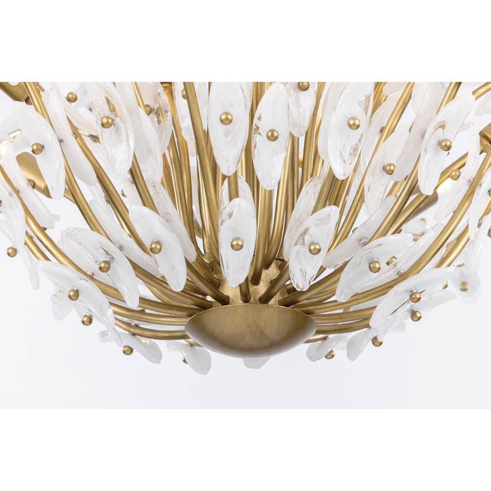Metropolitan Lighting N3409-870 Painted Legacy Brass Sorra 40'' 14-light Chandelier Image 6