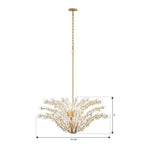 Metropolitan Lighting N3409-870 Painted Legacy Brass Sorra 40'' 14-light Chandelier Image 2