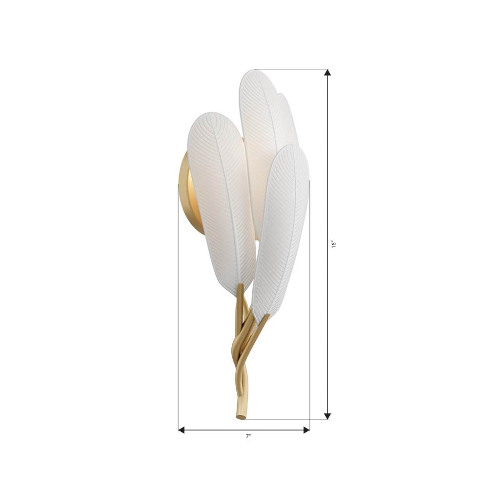 Metropolitan Lighting N3421-870 Painted Legacy Brass Vellinor 18.5'' High 1-light Wall Sconce Image 2