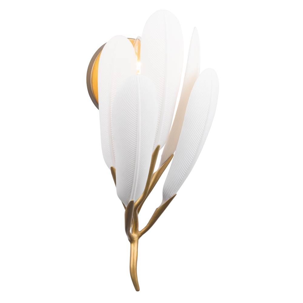Metropolitan Lighting N3421-870 Painted Legacy Brass Vellinor 18.5'' High 1-light Wall Sconce Image 1